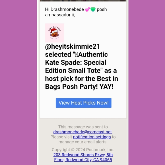 🛍 "HP Best in Bags" 🔥👛 Authentic Kate Spade: Special Edition Small Tote - Picture 6 of 6